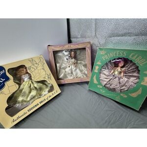 VINTAGE Dolls lot of 3 1950's dolls Princess Carol Mary Jean Boxed! FAST SHIP!